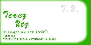 terez utz business card